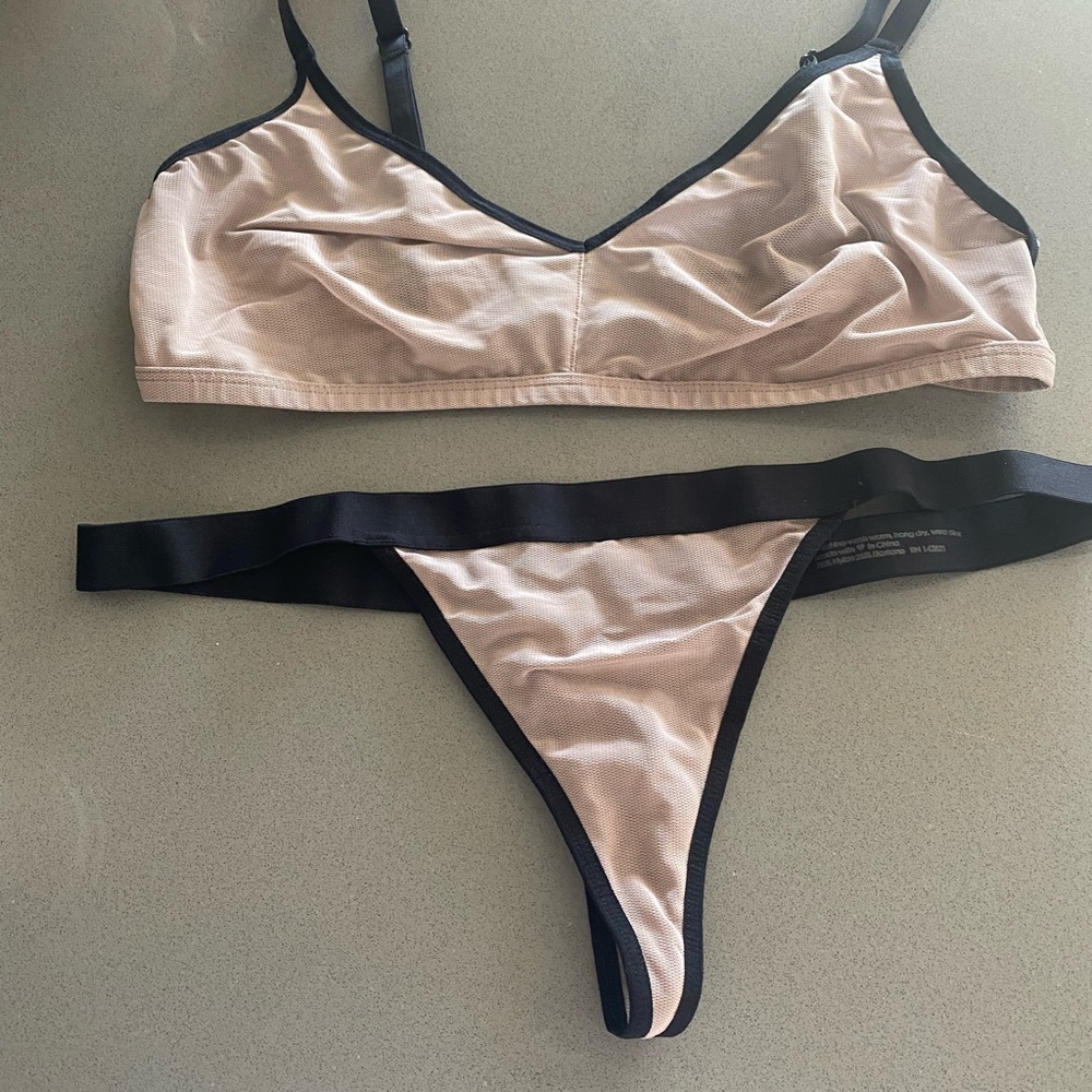 Negative bra size 3 and thong size 2